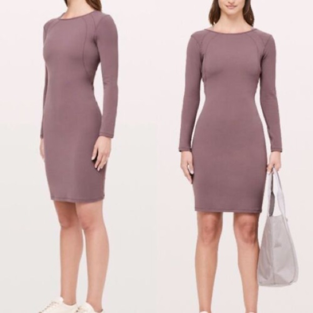 Lululemon Contour Dress *Nulu - NWT - Antique Bark - Size 10